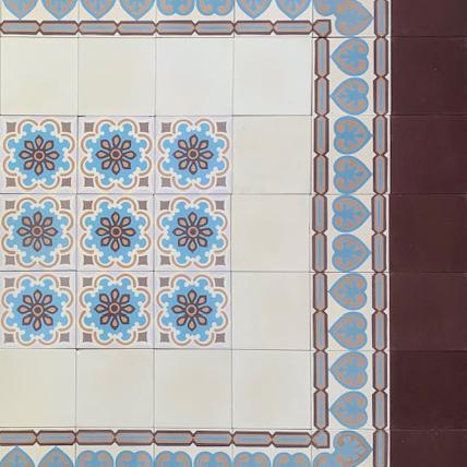 Cementtegel Patroon Uma 1382 14x14x1.6 cm a 0,24 m²