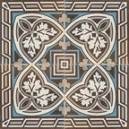Cementtegel Patroon Leaf Corner 8499 20x20x1.6 cm
