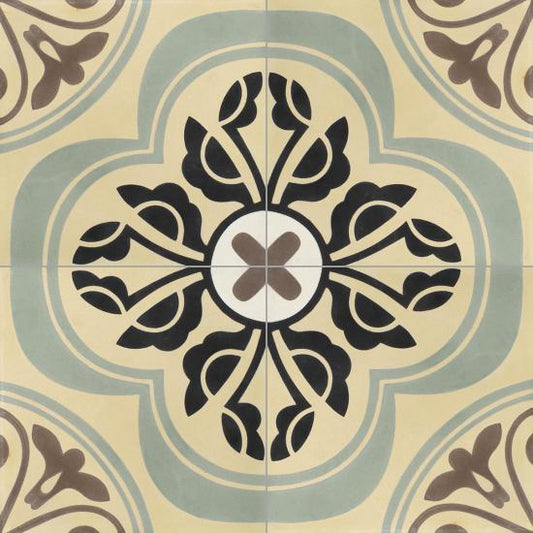 Cementtegel Patroon Martha 1366 20x20x1.6 cm 0,48 m²