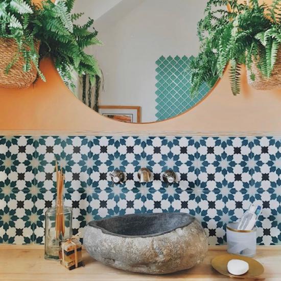 Cementtegel Patroon Safi 8259 20x20x1.6 cm a 0,48 m²