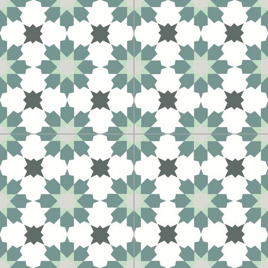 Cementtegel Patroon Safi 8259 20x20x1.6 cm 0,48 m²