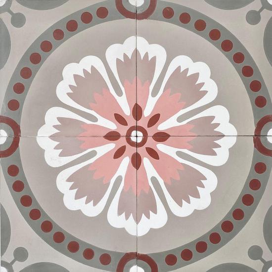 Cementtegel Patroon Honey Flower 14x14x1.6 cm 0,24 m²