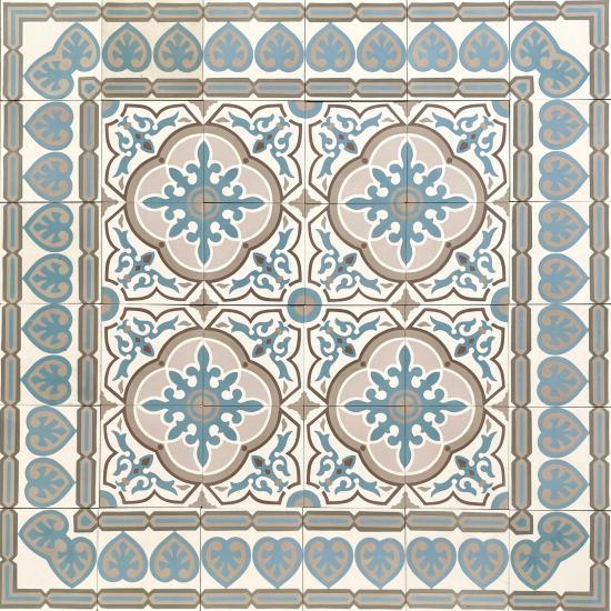 Cementtegel Patroon Sara Corner 8483 14x14x1.6 cm