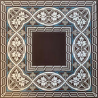 Cementtegel Patroon Leaf Corner 8499 20x20x1.6 cm
