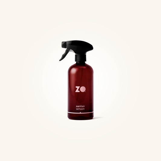 Zo. sanitair schoon sprayer roodbruin.