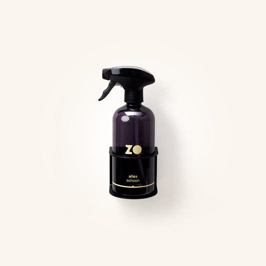 Zo. sprayerhouder deze houder kunt  u voor elke sprayer gebruiken.  Voor onze afwasschuimer en handenschuimer zijn aparte houders verkrijgbaar.
