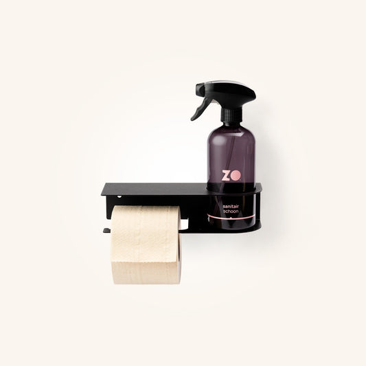 Zo. sanitair toiletrolhouder links voor je sprayer